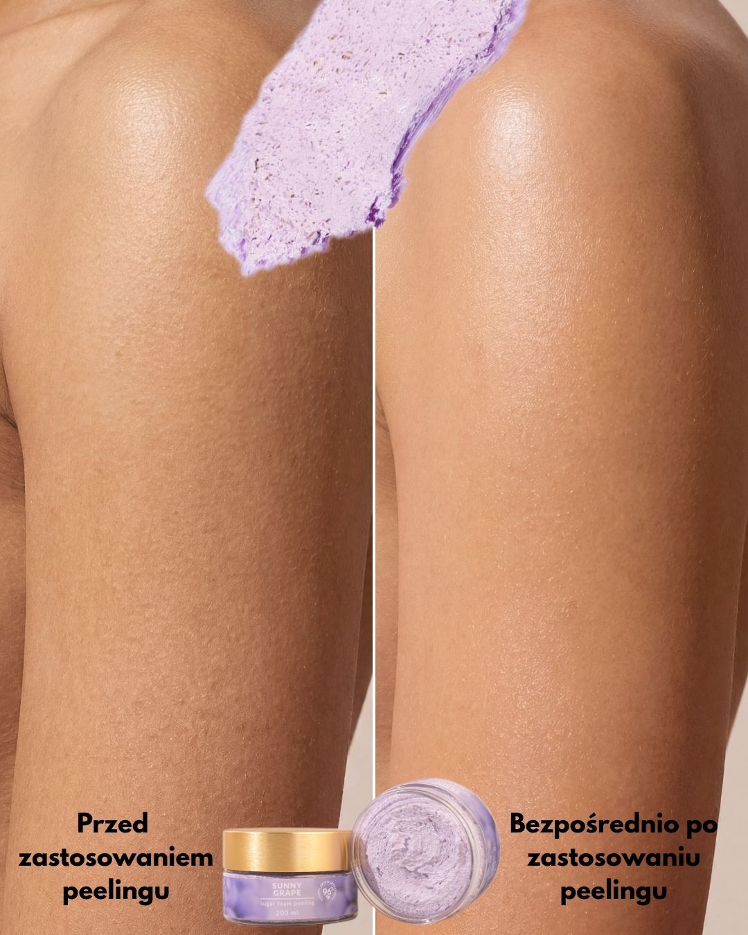 Sunny Grape SUGAR FOAM PEELING 200ml - cukrowy peeling do ciała