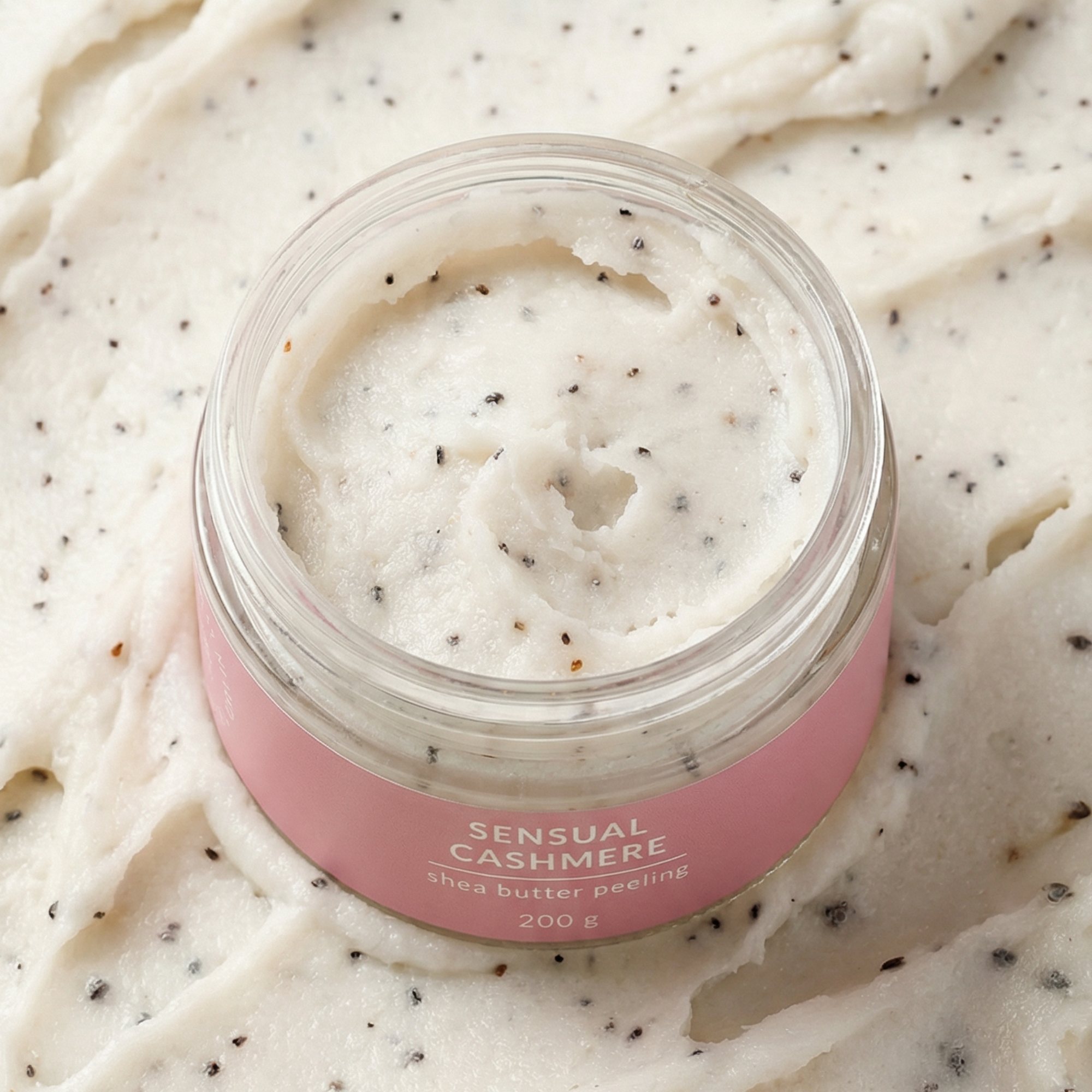 Sensual Cashmere SHEA BUTTER PEELING 200g - peeling solny do ciała