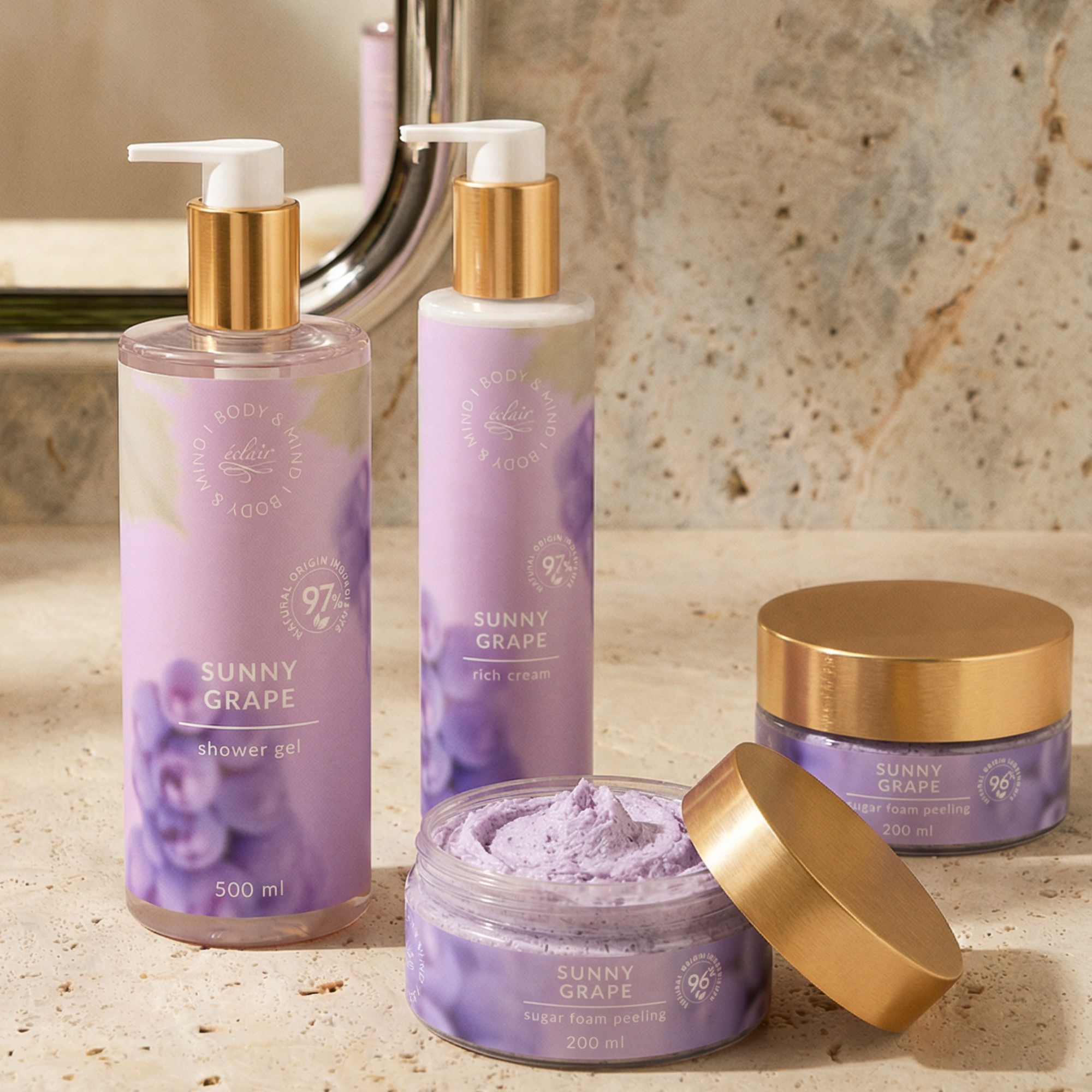 Sunny Grape RICH CREAM 250ml - odżywczy krem do ciała