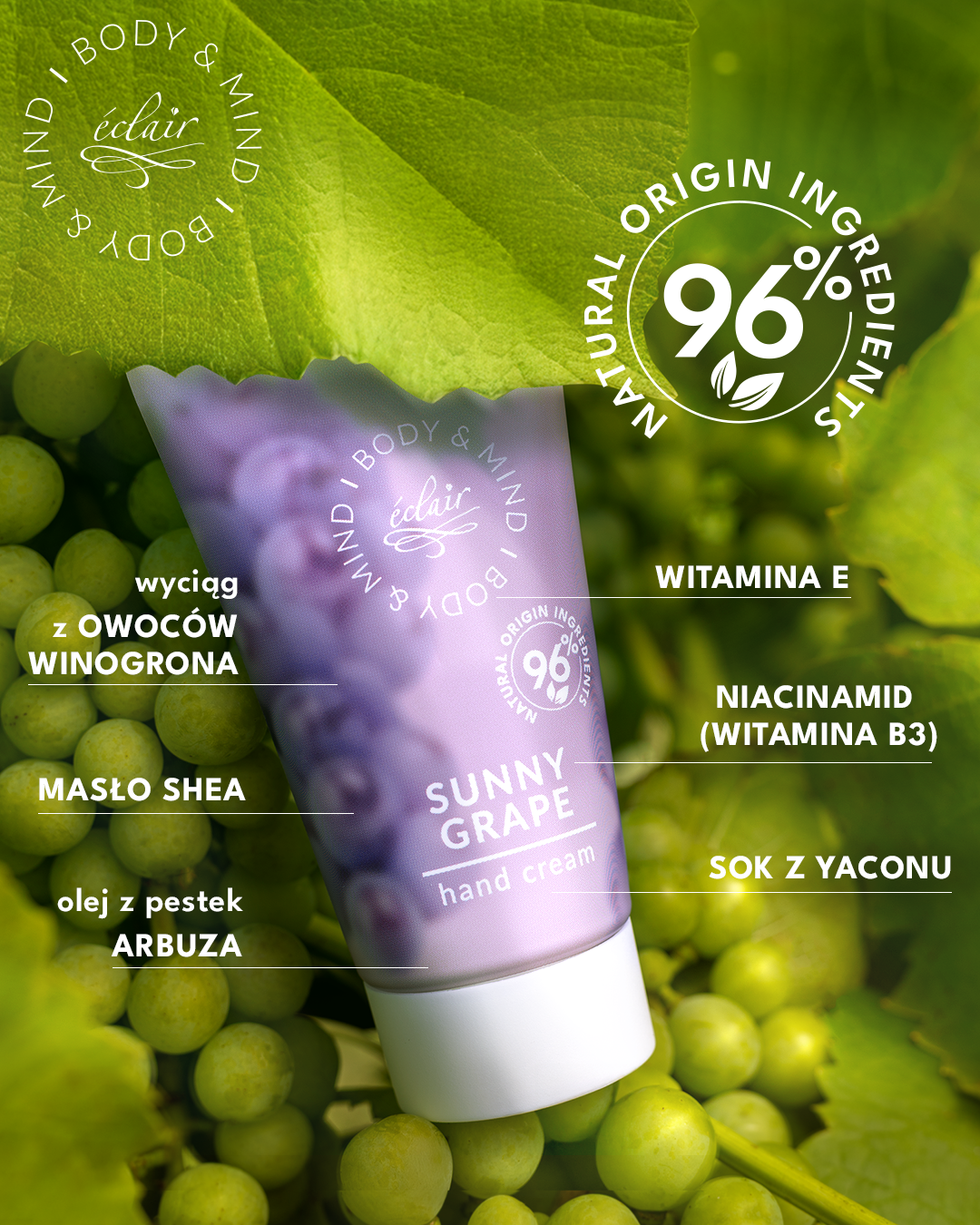 Sunny Grape HAND CREAM 40ml - regenerujący krem do rąk