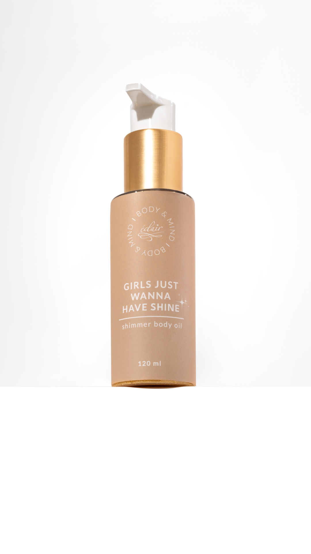 GIRLS JUST WANNA HAVE SHINE Shimmer Body Oil 120ml - olejek do ciała ze złotymi drobinkami