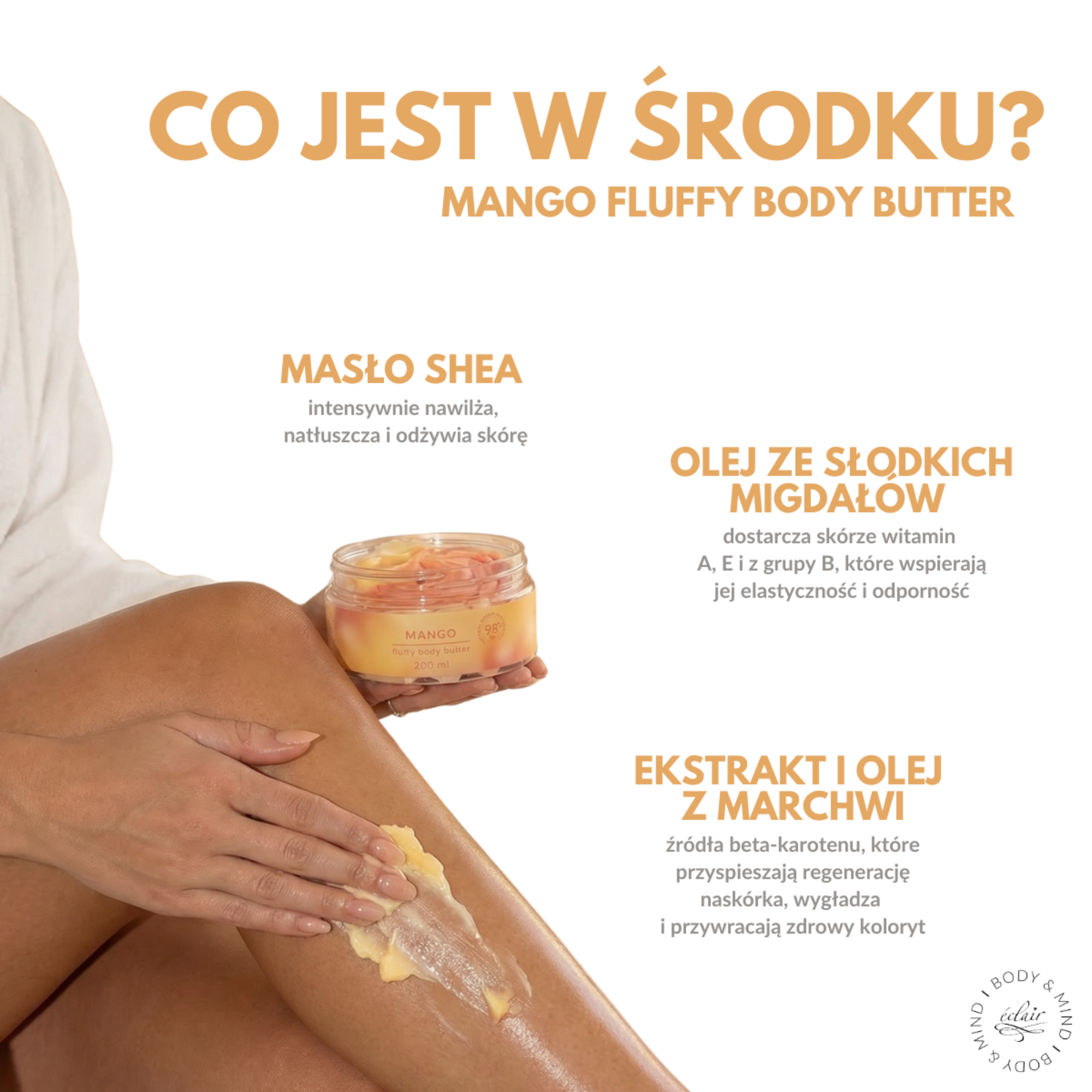 MANGO Fluffy Body Butter 200ml - masło do ciała