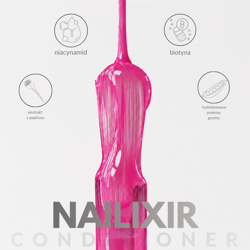 Nailixir JUICY 10ml - odżywka do paznokci w lakierze