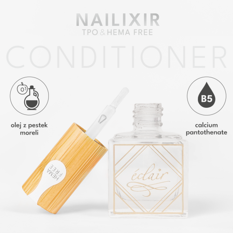 Nailixir CLEAR 10ml - bezbarwna odżywka do paznokci w lakierze