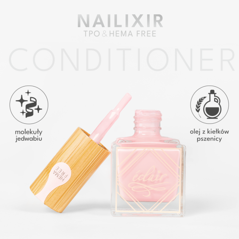 Nailixir PINK INTENSE 10ml - odżywka do paznokci w lakierze